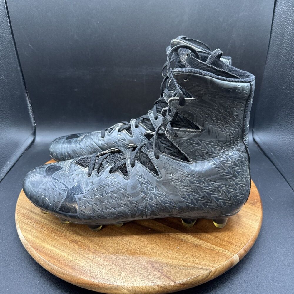 Under Armour Highlight Lux MC Men’s Size 8.5 Football Cleats Black Clutchfit